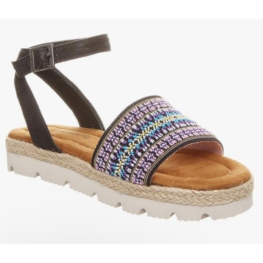 Bearpaw Sandal Womens 5 Kahala Black Lightweight New With Tags